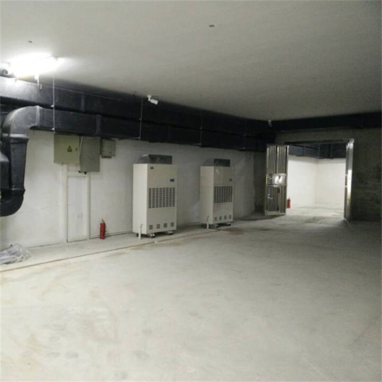醫(yī)院人防CGJZF100風冷冷風型管道降溫除濕機